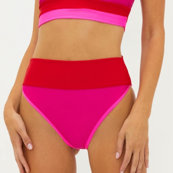 NWT Beach Riot Emmy Colorblock Bottom XS - Picture 1 of 6